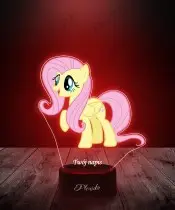 Lampka LED 3D z Nadrukiem My Little Pony Fluttershy