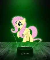 Lampka LED 3D z Nadrukiem My Little Pony Fluttershy