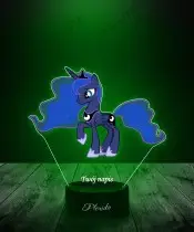 Lampka LED 3D z Nadrukiem My Little Pony Princess Luna