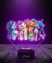 Lampka LED 3D z Nadrukiem My Little Pony