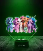 Lampka LED 3D z Nadrukiem My Little Pony