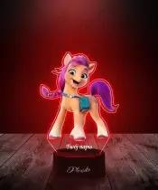 Lampka LED 3D z Nadrukiem My Little Pony Sunny Starscout