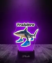 Lampka LED 3D z Nadrukiem Tralalero