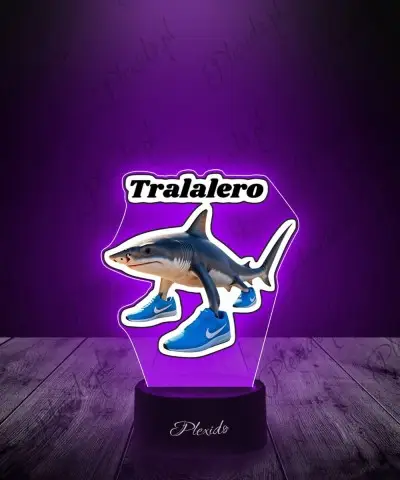 Lampka LED 3D z Nadrukiem Tralalero