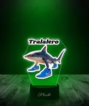 Lampka LED 3D z Nadrukiem Tralalero