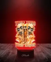 Lampka LED 3D z Nadrukiem Tung Tung Tung Sahur