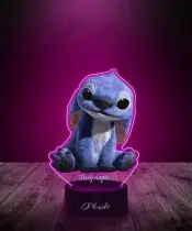 Lampka LED 3D z Nadrukiem Siedzący Stich