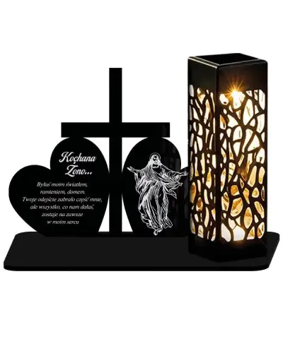 Kerze-Statuette führte auf...