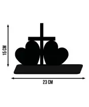 Candle Statue Led on the Grave Cemetery All Saints Hearts Cross Patterns