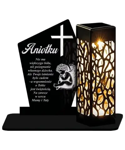 Candle Statue Led on the...