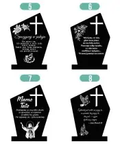 Candle Statue Led on the Grave All Saints Cemetery Tombstone Patterns