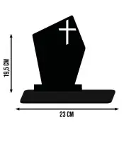 Znicz Statuetka Led na Grób Cmentarz Wszystkich Świętych Nagrobek Wzory