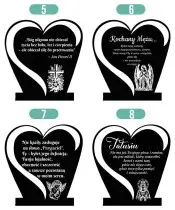 Solar Candle Statuette for the Grave All Saints Cemetery Heart Patterns