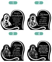 Solar Led Candle for the Grave All Saints Cemetery Heart Patterns