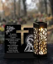 Wieczny Znicz Statuetka Led na Grób Wszystkich Świętych Wzory