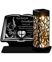 Solar Candle Led Statuette for the Grave at All Saints Cemetery