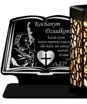 Znicz Solarny Statuetka Led na Grób Cmentarz Wszystkich Świętych