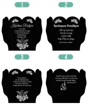 Solar Candle Led Statuette for the Grave of All Saints Cemetery Heart