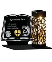 Solar Candle Led Statuette for the Grave All Saints Cemetery Patterns