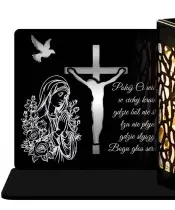Eternal Candle Led Statuette for All Saints' Grave Cemetery Patterns