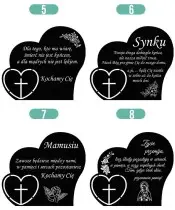 Solarkerzenstatuette für das Grab des Friedhofs Allerheiligen des Herzens