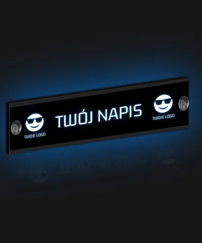 Beleuchtete Tafel für einen...