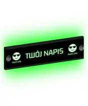 Illuminated Driver's License Plate for Truck Bus Your Own Premium Design