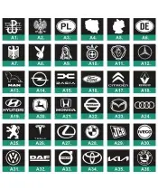 Tablica Imienna Led Podświetlana dla Kierowcy Samochodu Busa Premium XL Grawer