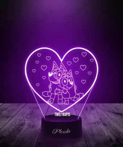 Lampka LED 3D Blue i Bingo Bajka Dla Dziecka