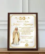 Pamiątka Z Okazji Rocznicy Ślubu Ramka Z Życzeniami Na Prezent Z Grawerem