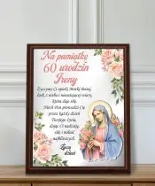 Pamiątka Z Okazji Urodzin Ramka Z Życzeniami Na Prezent Dla Solenizanta