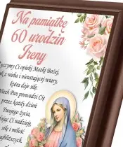 Pamiątka Z Okazji Urodzin Ramka Z Życzeniami Na Prezent Dla Solenizanta