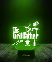 Lampka Nocna LED 3D GrillFather