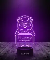 Lampka Nocna LED 3D Dla Najlepszego Nauczyciela