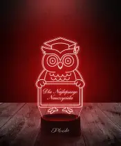 Lampka Nocna LED 3D Dla Najlepszego Nauczyciela
