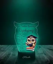 Lampka LED 3D z Nadrukiem Podziękowania Na Koniec Roku Szkolnego