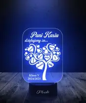 Lampka Nocna LED 3D Drzewko Szczęścia Podziękowania