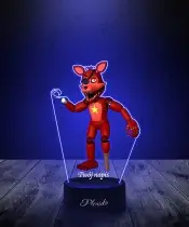 Lampka LED 3D z Nadrukiem Five Night's At Freddy's Foxy