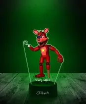 Lampka LED 3D z Nadrukiem Five Night's At Freddy's Foxy