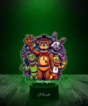 Lampka LED 3D z Nadrukiem Five Night's At Freddy's FNAF