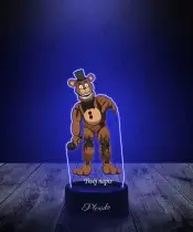 Lampka LED 3D z Nadrukiem FNAF Freddy