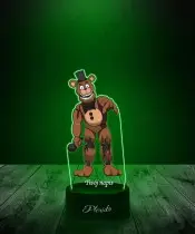 Lampka LED 3D z Nadrukiem FNAF Freddy