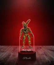 Lampka LED 3D z Nadrukiem FNAF Springtrap