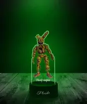 Lampka LED 3D z Nadrukiem FNAF Springtrap