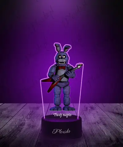 Lampka LED 3D z Nadrukiem FNAF Bonnie
