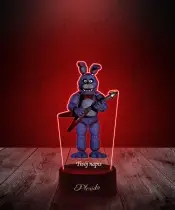 Lampka LED 3D z Nadrukiem FNAF Bonnie