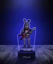 Lampka LED 3D z Nadrukiem FNAF Bonnie