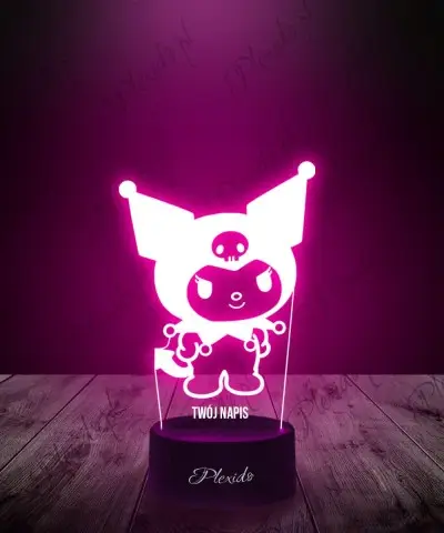 Lampka LED 3D Plexido Prezent Hello Kitty Kuromi