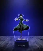 Lampka LED 3D Plexido z Nadrukiem UV One Punch Man Fubuki