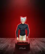Lampka LED 3D Plexido z Nadrukiem UV One Punch Man Garou